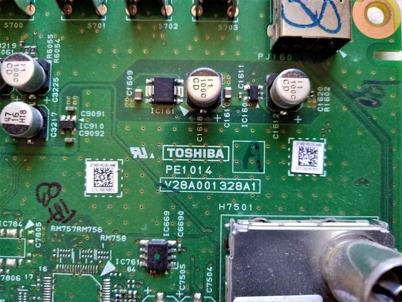 Проверенная, рабочая Плата шасси Toshiba NP-140TL / NP-140B Б / У 10806 фото