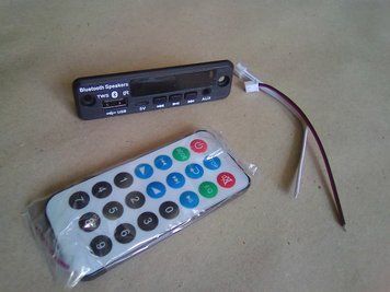 Вбудований плеєр мп3 Bluetooth MP3 Декодер, Модуль дистанційного керування FM USB SD (живлення 5B) 11607 фото