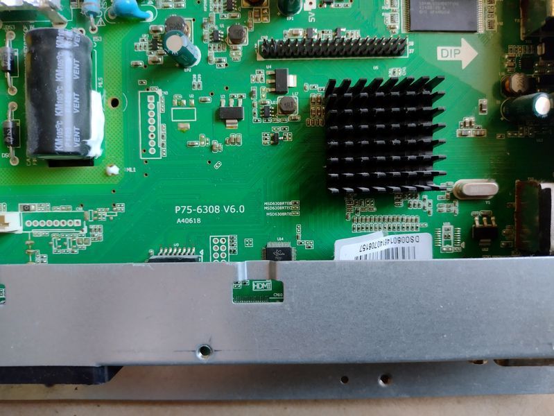 Проверенная, рабочая Плата шасси P75-6308 V6.0 с телевизора Medion MD30800 DEN-A Б/У 12305 фото