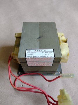 Трансформатор до мікрохвильовки R1S57A б/у трансформатор для мікрохвильовки , трансформатор для мікрохвильоваої печі 11665 фото