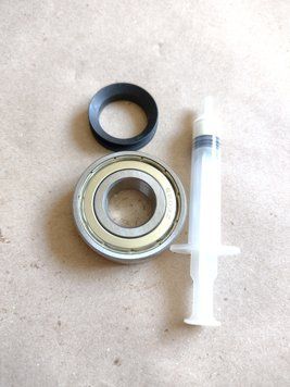Для Whirlpool Комплект підшипників CX 6203 + сальник V-Ring-22 (22mm/мм) + мастило для пральної машини 12082 фото