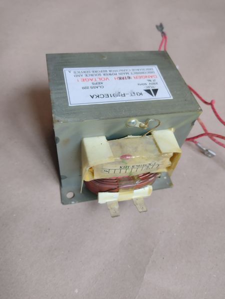Трансформатор к микроволновке KHT-R801ECKA б / у , трансформатор для микроволновки , для микроволно печи 12337 фото