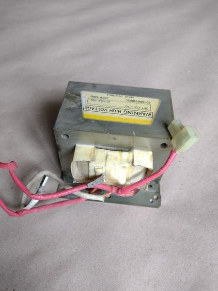 Трансформатор до мікрохвильовки 6010WRH003C б/у трансформатор для мікрохвильовки , трансформатор для мікрохвильоваої печі 12236 фото