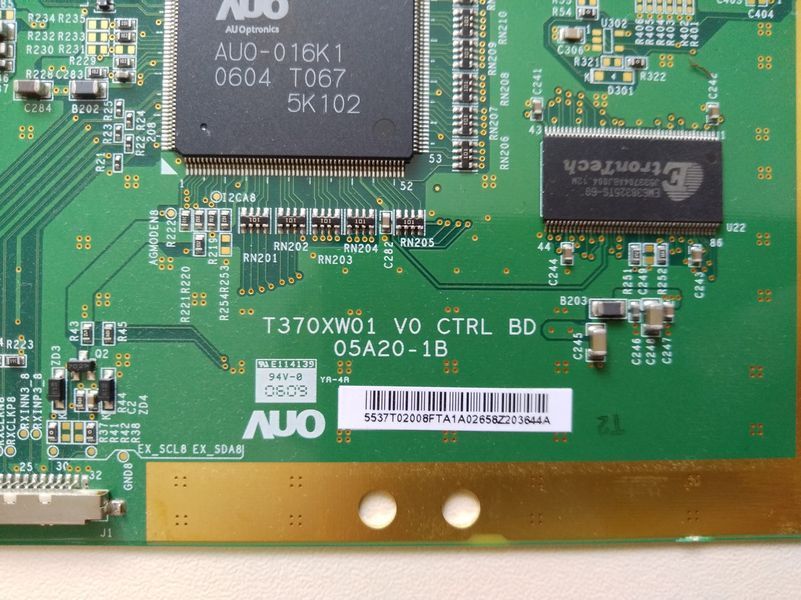 Проверенная, рабочая Плата Т-CON T370XW01 V0 CTRL BD Б / У 10677 фото