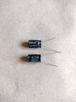 Конденсатор 400В, 4.7мкФ,Електролітичний конденсатор 4.7UF 400V,електроліт 400в 4.7мкф 10509 фото