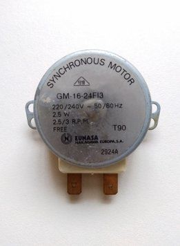 Моторчик мікрохвильової печі GM-16-24F13 б/у 10693 фото