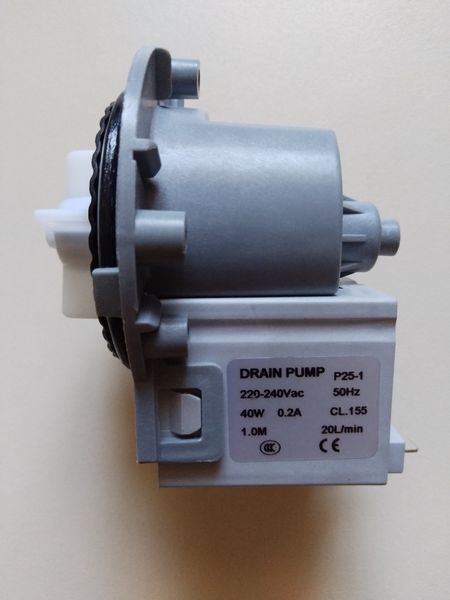 Насос &laquo;DRAIN PUMP&raquo; 40 W на 3 самореза , на три самореза,медь , Помпа 40W P25-1 для стиральных машин M116 , M19 10114 фото
