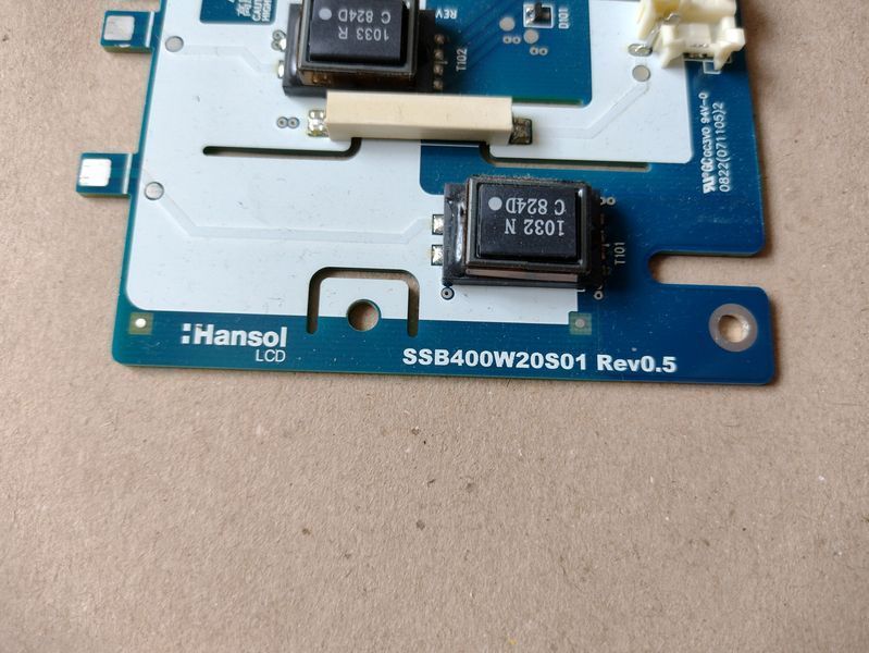 Перевірена , робоча Інвертор CCFL ламп SSB400W20S01 Rev0.5 , 0822(071105)2 б/у 11893 фото